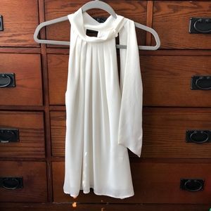 Express ivory work blouse